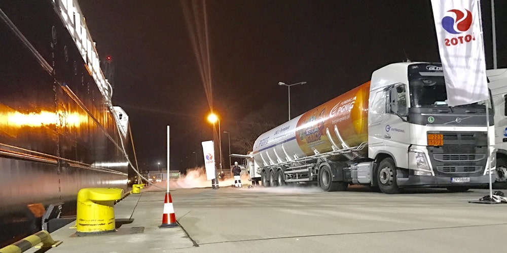 LOTOS i PGNiG: pierwsze komercyjne bunkrowanie statków w polskich portach morskich skroplonym gazem ziemnym LNG