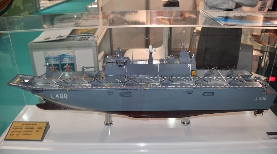 TCG Anadolu – największy okręt marynarki wojennej Turcji / Portal Stoczniowy