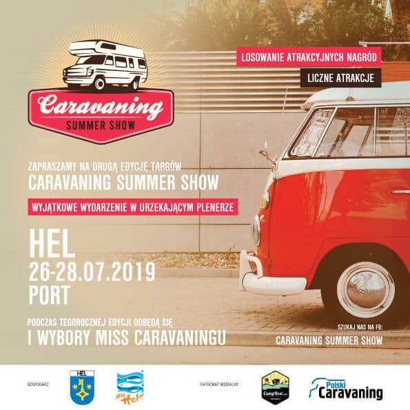 Zapraszamy wielbicieli turystyki do Helu na CARAVANING SUMMER SHOW