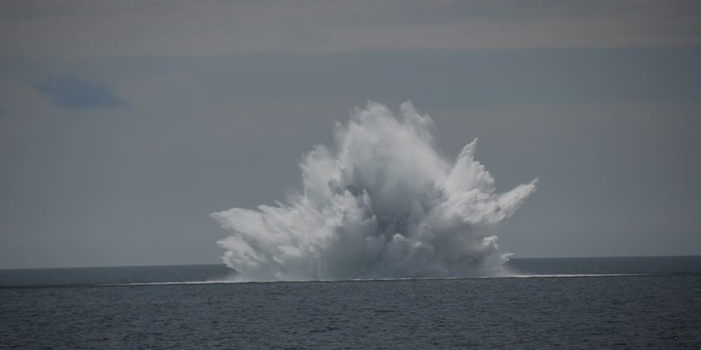 Marynarze 8.FOW zneutralizowali minę morską Mark IV z okresu II wojny