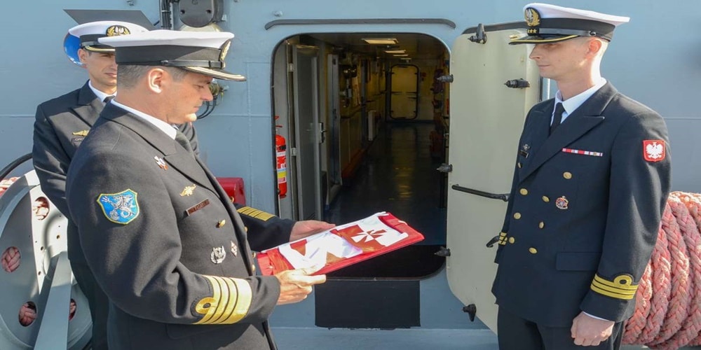 Nowy dowódca zbiornikowca ORP Bałtyk