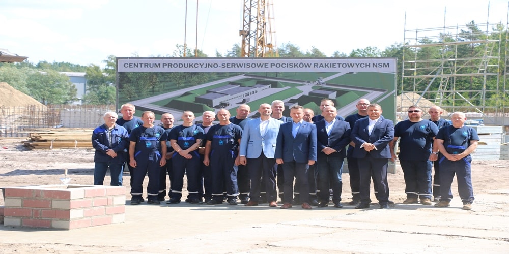 Zainaugurowano budowę centrum produkcji pocisków rakietowych w Zielonce