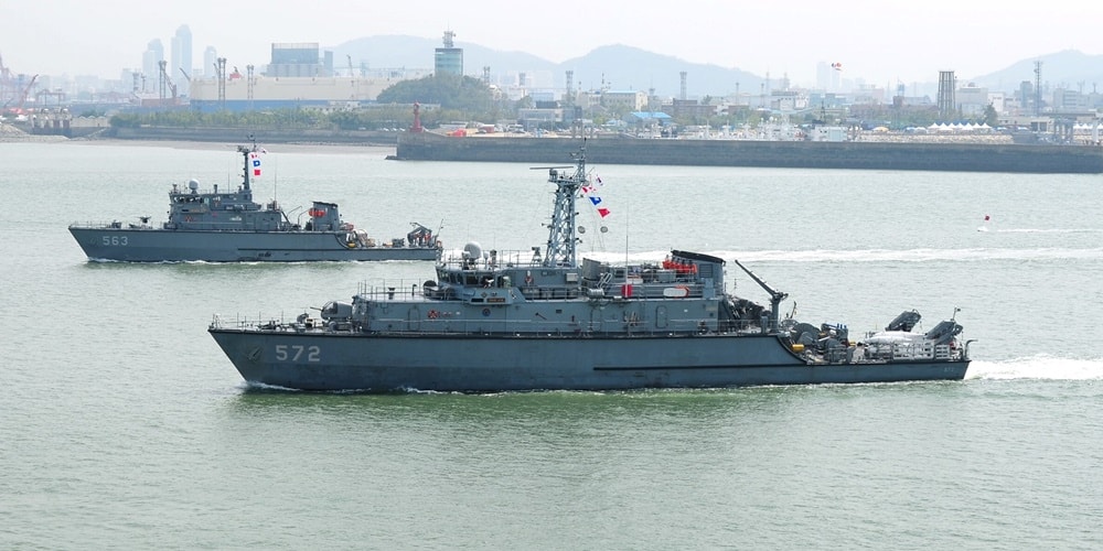 Korea Południowa zwodowała czwarty niszczyciel min typu Yangyang / Portal Stoczniowy
