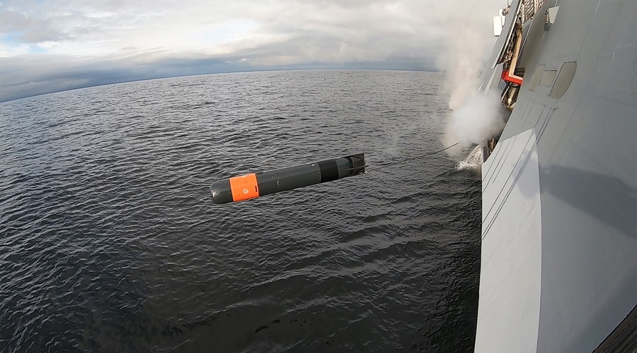 Pierwsze próby strzelania z użyciem Saab Lightweight Torpedo (SLWT) zakończone sukcesem