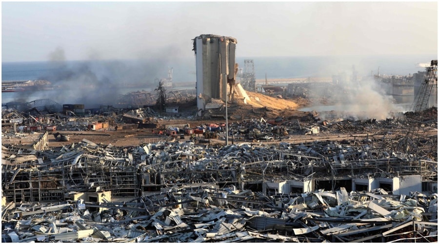 Ponad cztery tony wybuchowej substancji w porcie w Bejrucie
