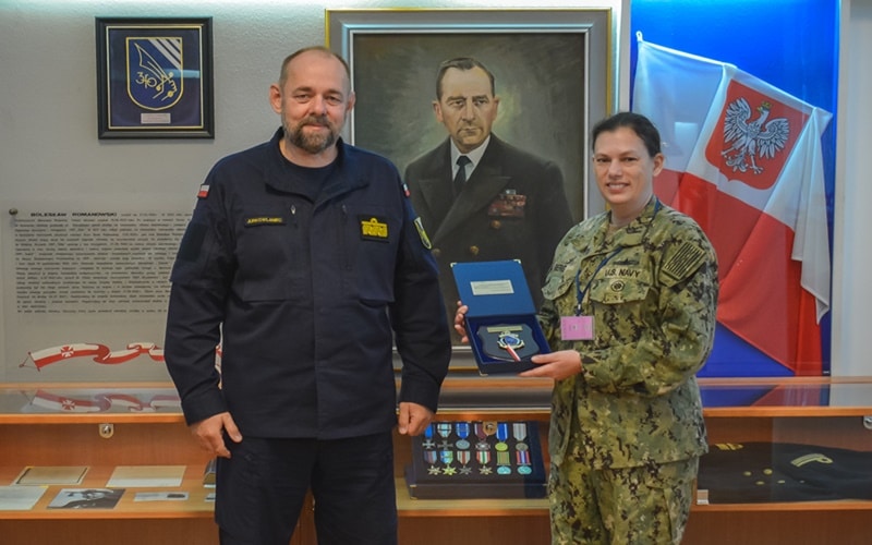 Morski Attache Obrony USA z wizytą w 3. Flotylli Okrętów