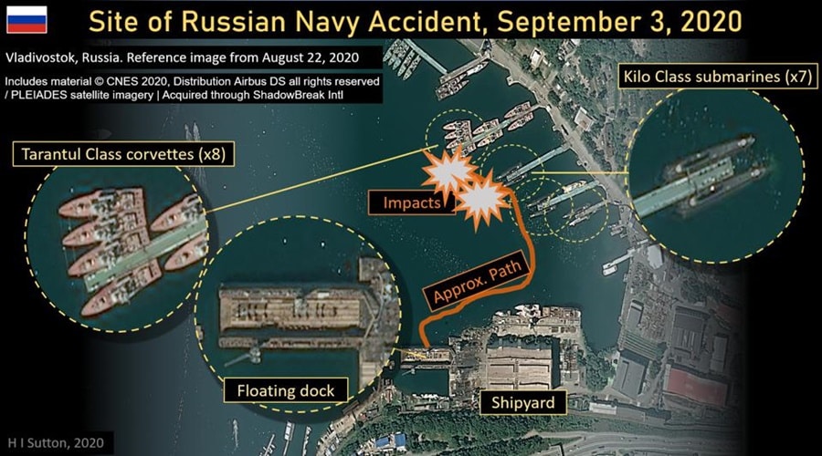 Huragan Maysak spowodował straty w rosyjskiej Flocie Oceanu Spokojnego / Portal Stoczniowy