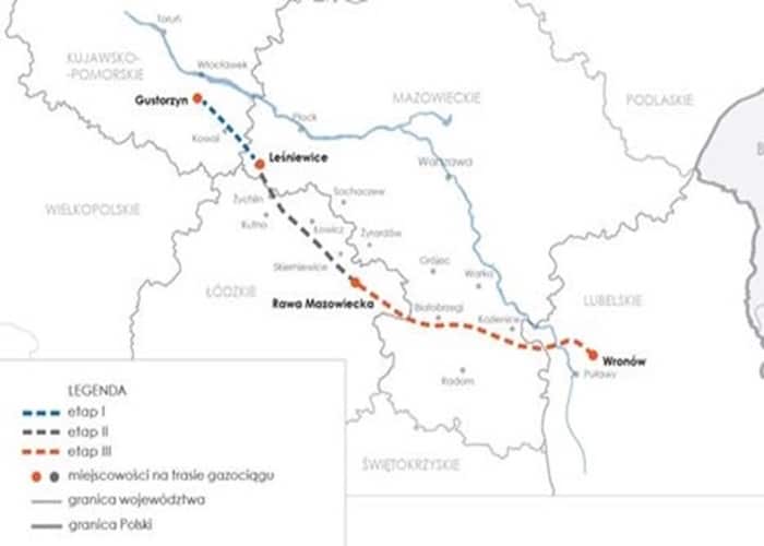 Gaz-System rozpoczął wybór wykonawców i dostawców dla gazociągu Gustorzyn-Wronów