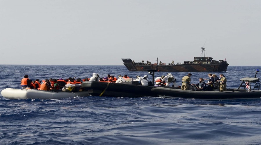 Obława na migrantów w Tavirze