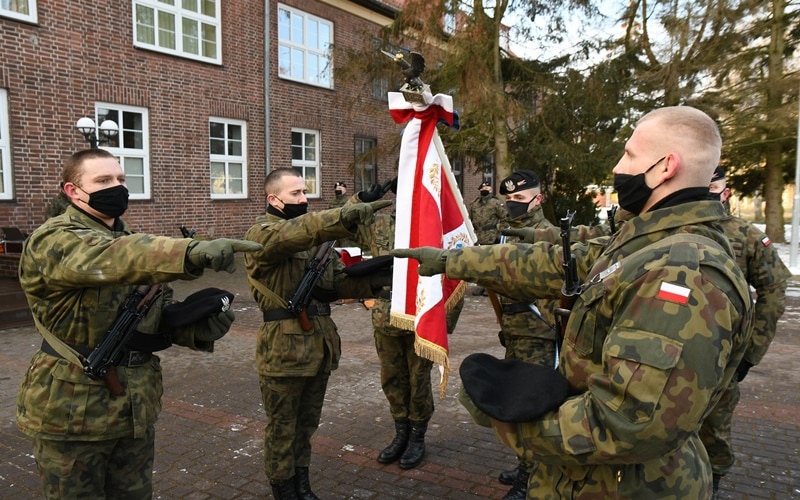 Przysięga wojskowa w Dziwnowie