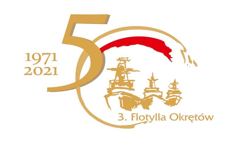 Życzenia dowódcy 3. Flotylli Okrętów z okazji jubileuszu 50-lecia gdyńskiej Flotylli