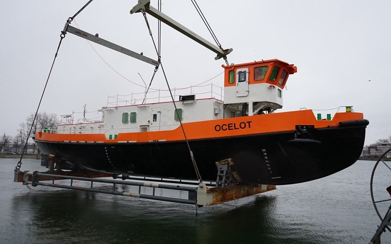 Ocelot kolejny lodołamacz zasilający flotę PGW Wody Polskie / Portal Stoczniowy