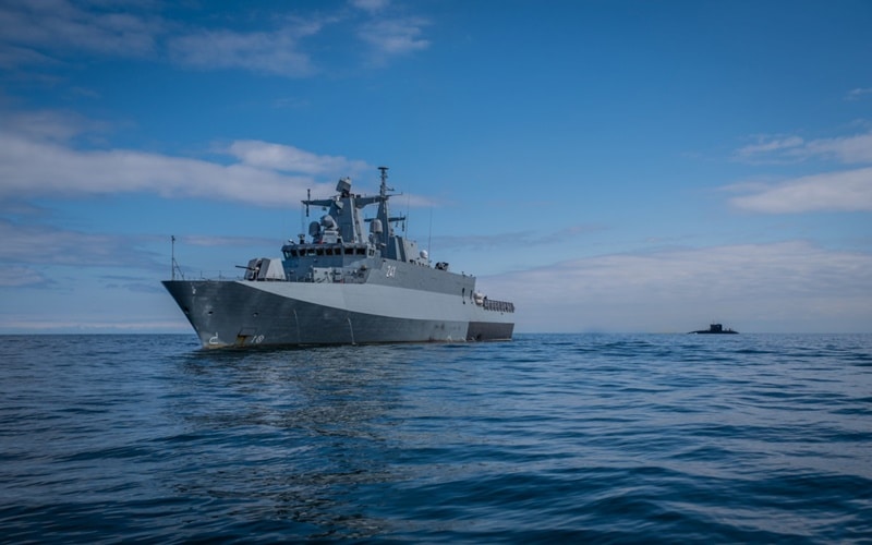 Zadania ogniowe na wodach Zatoki Gdańskiej [FOTO]