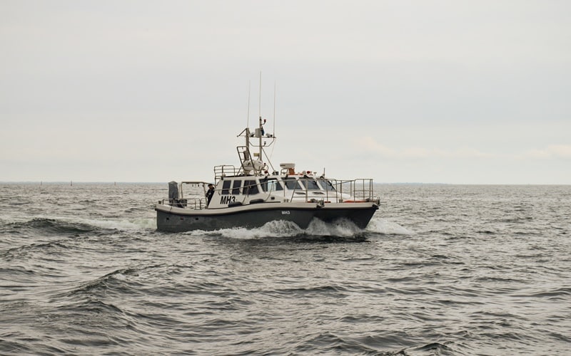 Szkolenie Dywizjonu Zabezpieczenia Hydrograficznego MW