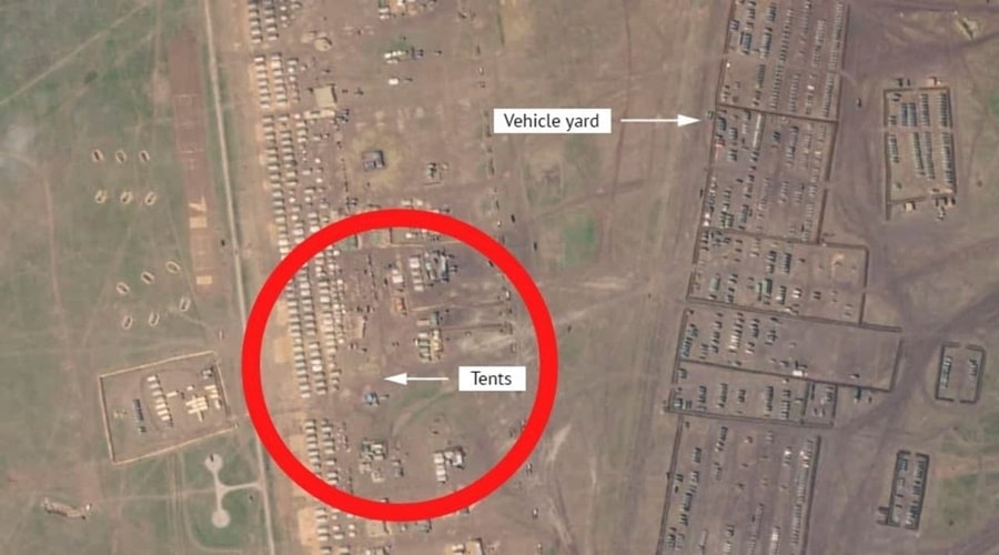 „Der Spiegel”: na Krymie powstał ogromny rosyjski obóz wojskowy