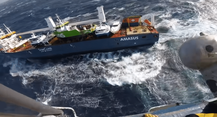 Holenderski drobnicowiec Eemslift Hendrika wciąż dryfuje u wybrzeży Norwegii / Portal Stoczniowy