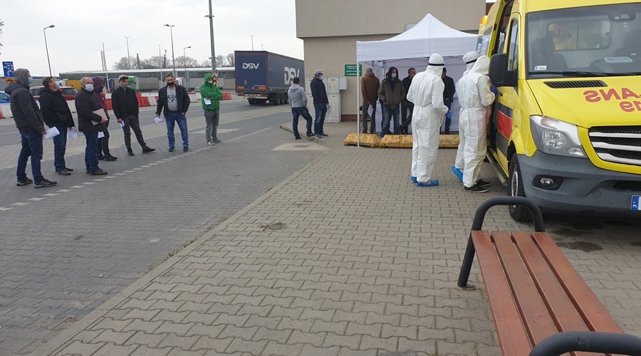 Na terminalu promowym w Świnoujściu można zrobić test na koronawirusa