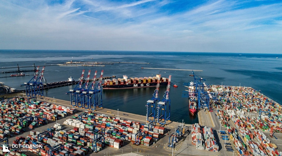 DCT Gdańsk obsłużył 15 milionów kontenerów / Portal Stoczniowy