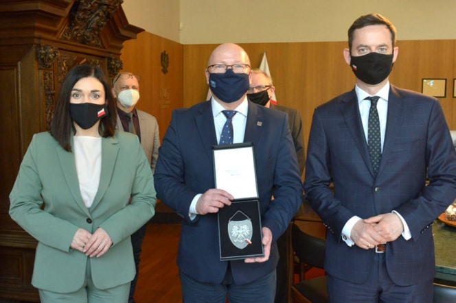 Wizyta sekretarza stanu MON Marcina Ociepy na Politechnice Gdańskiej [FOTO]