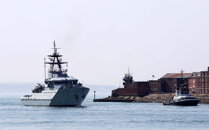 Brytyjskie patrolowce powrócą z Jersey do swojej bazy
