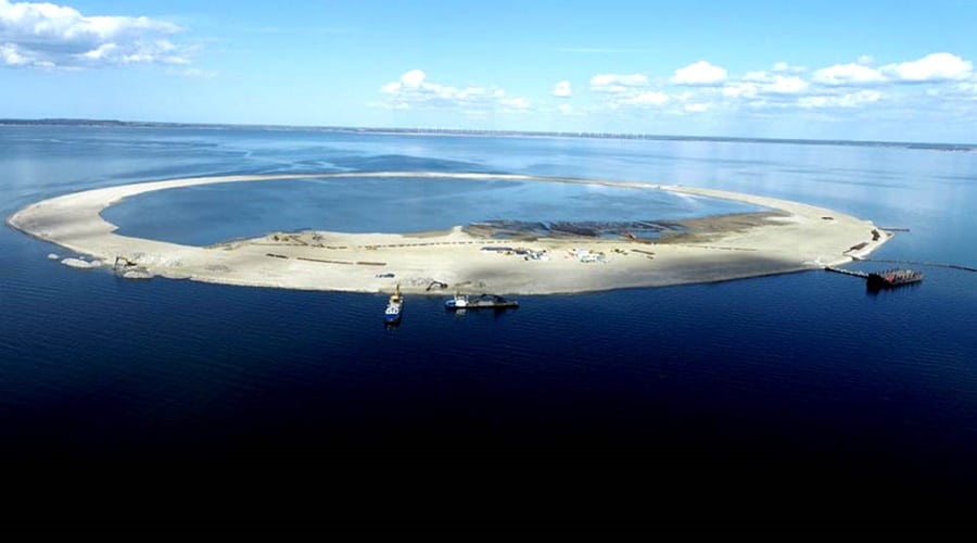 Na Zalewie Szczecińskim powstają sztuczne wyspy [FOTO]