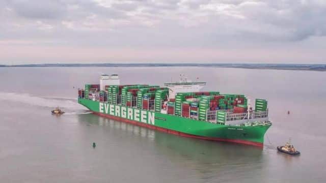 Do portu Felixstowe zawinął największy kontenerowiec na świecie