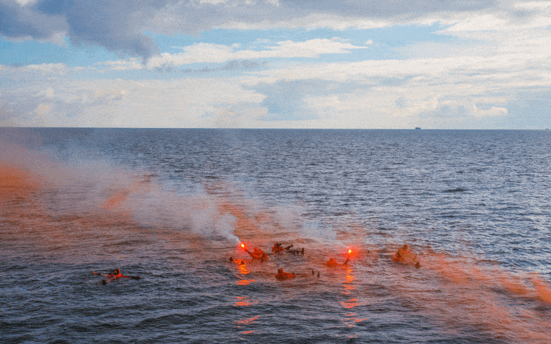 Szkolenie z przetrwania na morzu