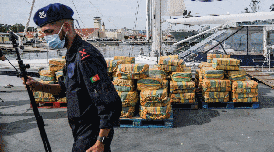 Portugalska policja przejęła na Atlantyku rekordowy ładunek kokainy