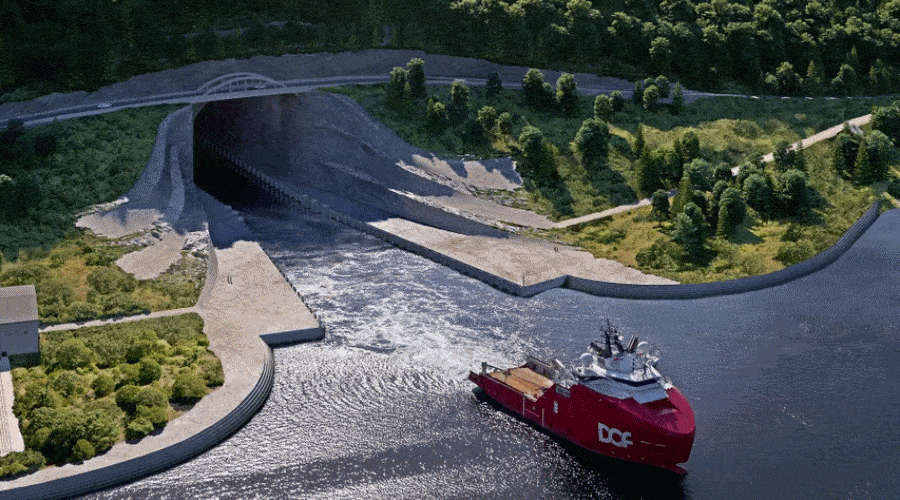 W Norwegii rusza projekt budowy pierwszego na świecie tunelu dla statków