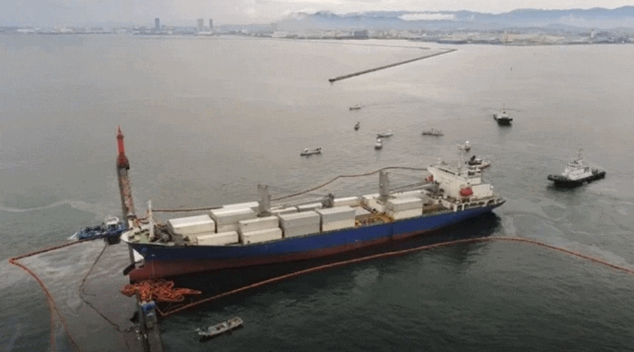 Akcja ratunkowa chłodniowca Lady Rosemary / Portal Stoczniowy