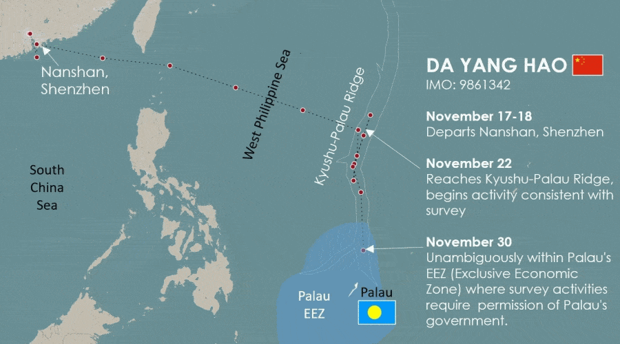 Chiny podejrzewane o nieautoryzowane badania dna morskiego na Pacyfiku / Portal Stoczniowy