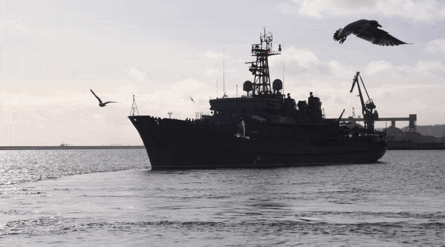 Zimowy rejs podchorążych / Portal Stoczniowy