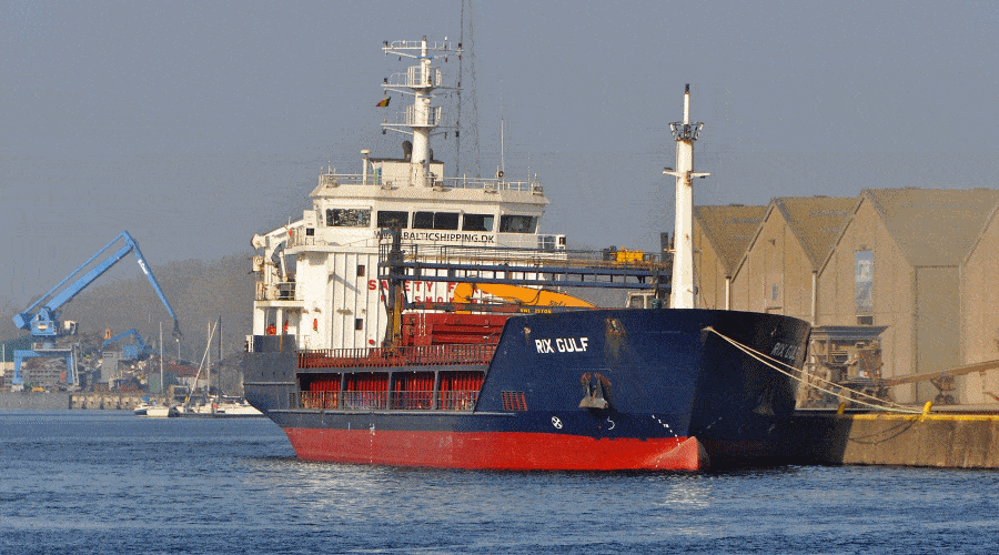 Statek Rix Gulf pływający pod portugalską banderą uderzył w jednostkę Urzędu Morskiego Zodiak II / Portal Stoczniowy