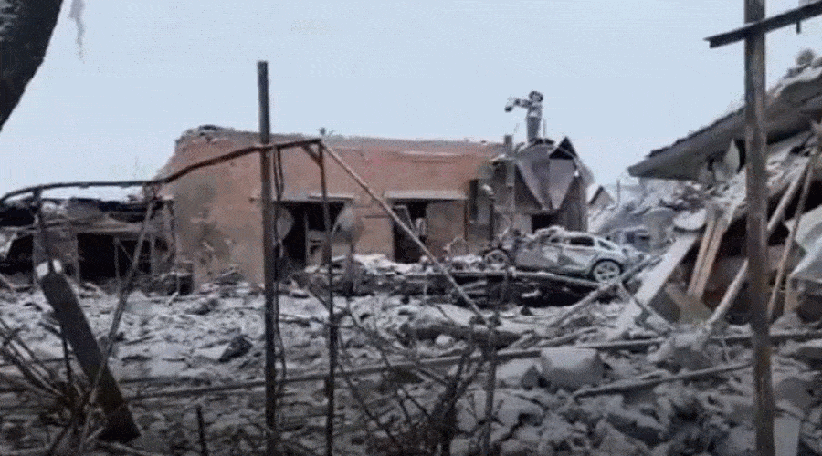 Rosjanie ostrzeliwują przedmieścia Sumy 