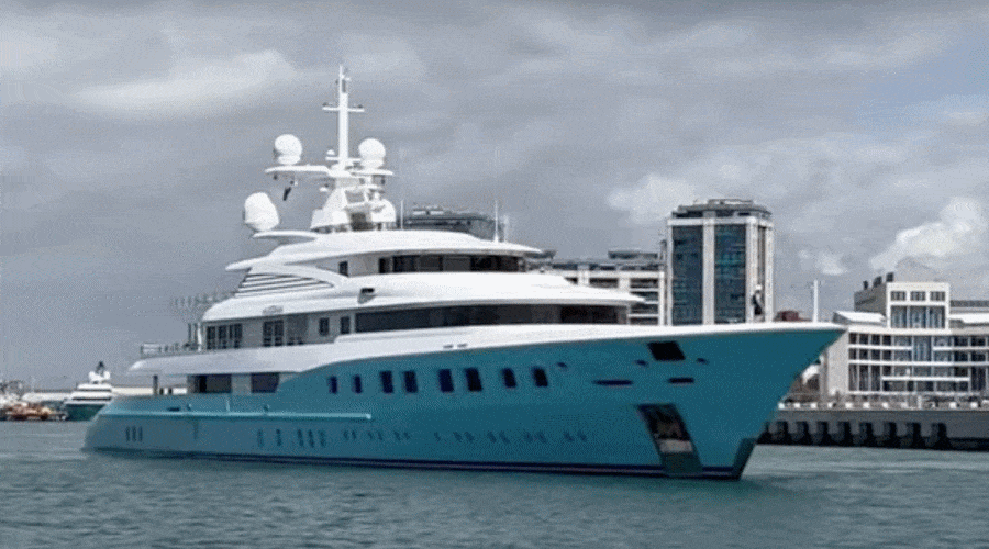 Zatrzymano luksusowy jacht należący do rosyjskiego oligarchy Pumpianskiego / Portal Stoczniowy