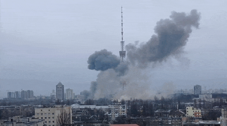 5 ofiar śmiertelnych i 5 rannych w rosyjskim ataku na kijowską wieże telewizyjną