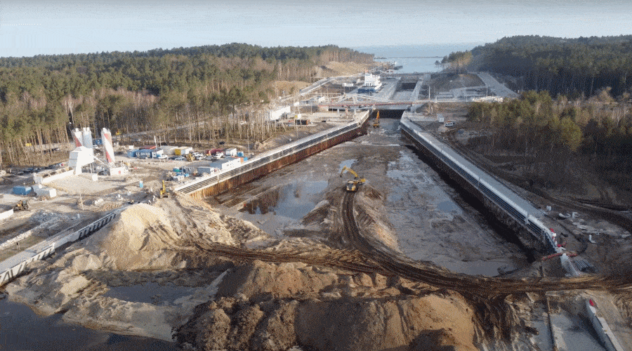 Mierzeja Wiślana: Ostateczny koszt przekopu w październiku-listopadzie / Portal Stoczniowy