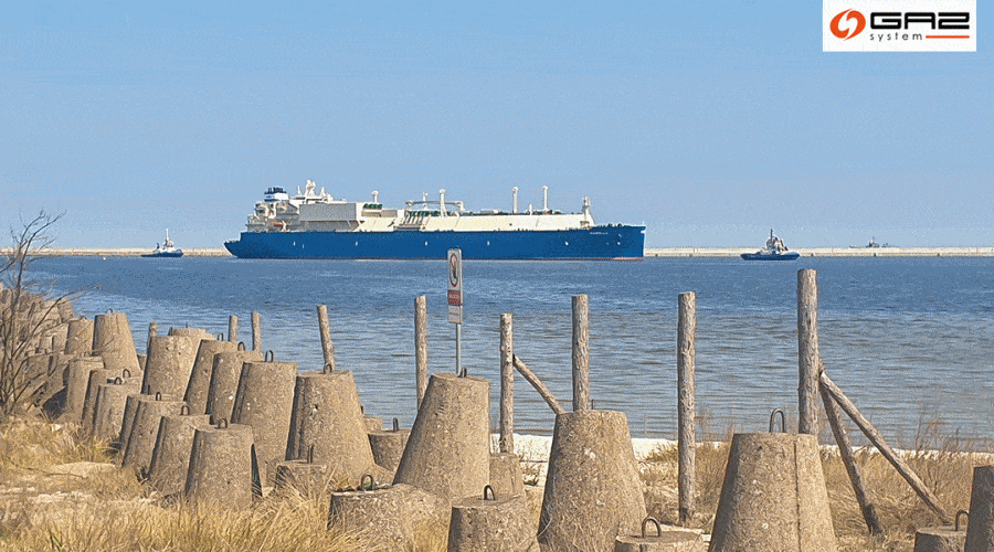 W czwartek do terminala LNG w Świnoujściu zawinął metanowiec z 162 dostawą LNG