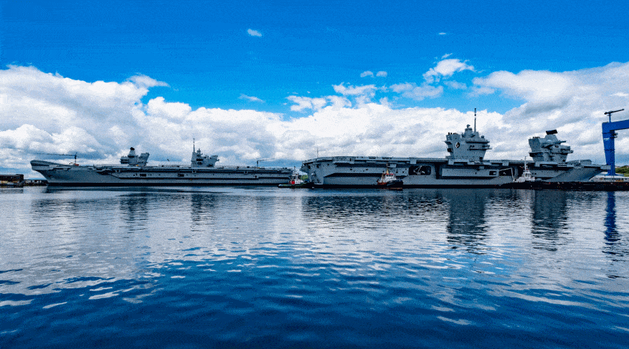 Babcock nagrodzony 10-letnim kontraktem na obsługę dokowania lotniskowców HMS Queen Elizabeth