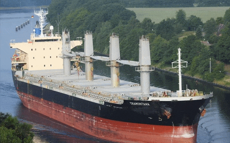 Rosyjski masowiec ze zbożem skradzionym z Ukrainy przybył do Syrii