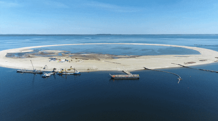 Zakończyły się prace związane z pogłębianiem toru wodnego Świnoujście-Szczecin