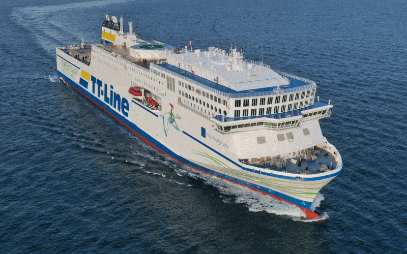 Przegląd promowy, a w nim m.in. TT-Line z ekologicznym gigantem na trasie Świnoujście-Trelleborg  ￼