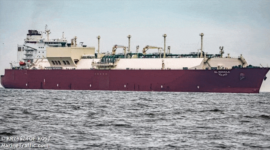 4 lipca do Terminalu LNG w Świnoujściu zawinął kolejny gazowiec Al Huwaila