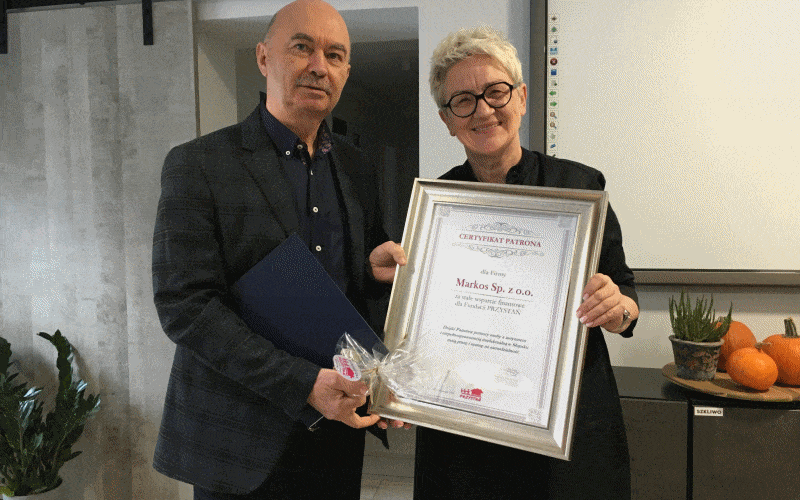 MARKOS zacieśnia współpracę z Fundacją Przystań