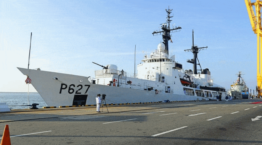 Lankijska marynarka wojenna otrzymała nową fregatę patrolową / Portal Stoczniowy