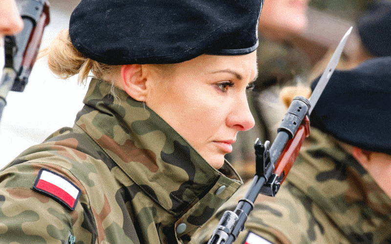 Przysięga żołnierzy Dobrowolnej Zasadniczej Służby Wojskowej / Portal Stoczniowy