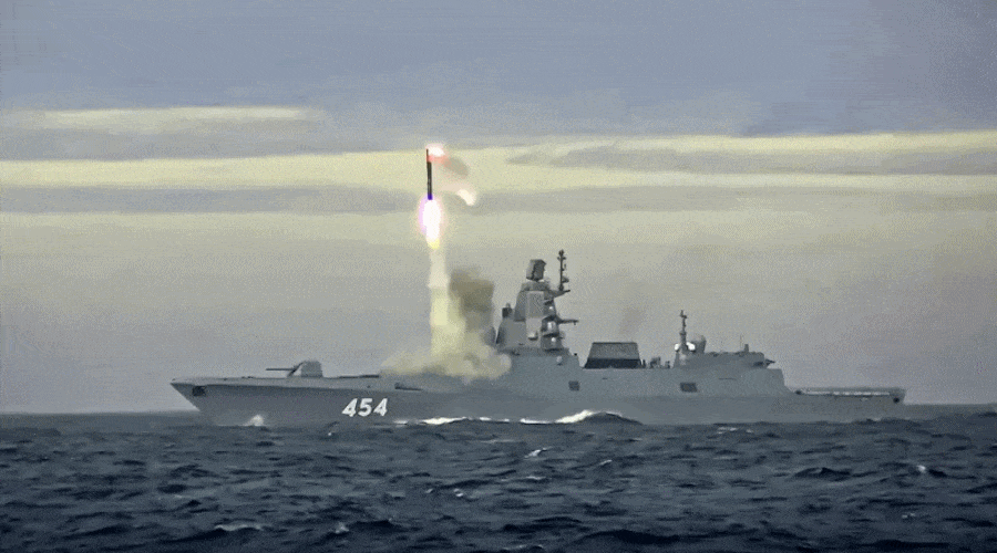 Rosyjski dyktator rozmieszcza na Atlantyku fregatę z pociskami hipersonicznymi Cyrkon / Portal Stoczniowy