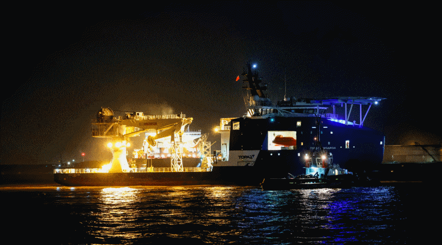 Przebudowa pierwszej jednostki do ochrony infrastruktury podwodnej dla Royal Navy / Portal Stoczniowy