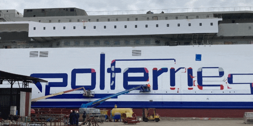 Postęp prac nad zaawansowanym technologicznie promem dla PŻB / Portal Stoczniowy