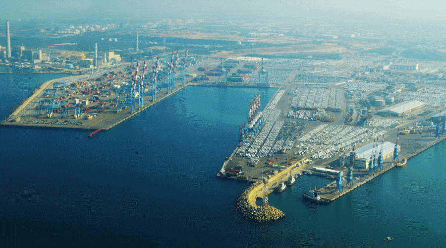 Bliski Wschód Port Ashdod w Izraelu / Portal Stoczniowy